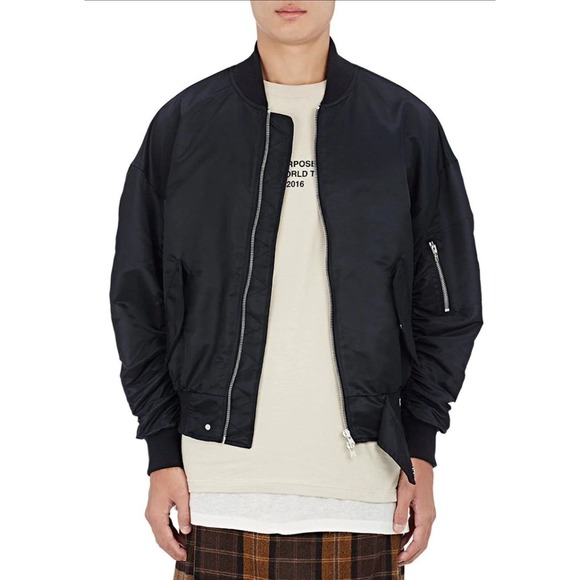 Fear of God x Justin Bieber Purpose Tour Bomber Jacket 2016 Barneys Collab Sz L - Picture 13 of 13